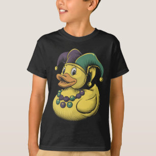 Mardi Gras Duck Rubber Ducky Costume Louisiana Lai T-Shirt