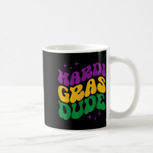 Mardi Gras Dude Natural Cute Retro New Orleans Bab Coffee Mug