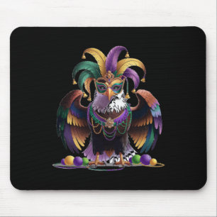 Mardi Gras Eagle Funny Mardi Gras Costume Men Wome Mouse Mat