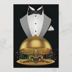 Mardi Gras Elegant Invitation - SRF