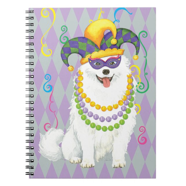 Mardi Gras Eskie Notebook (Front)