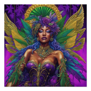 Mardi Gras fairy,Charmaine  Poster