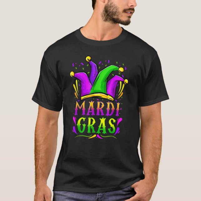 Mardi Gras Festival Mardi Gras New Orleans Party P T-Shirt (Front)