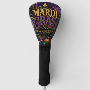 Mardi Gras Festival New Orleans Louisiana Golf Head Cover