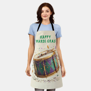 Mardi Gras Festive Drum Apron