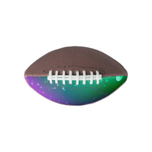 Mardi Gras Festive Purple Background American Football