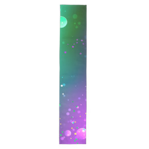 Mardi Gras Festive Purple Background Medium Table Runner