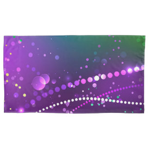 Mardi Gras Festive Purple Background Pillowcase