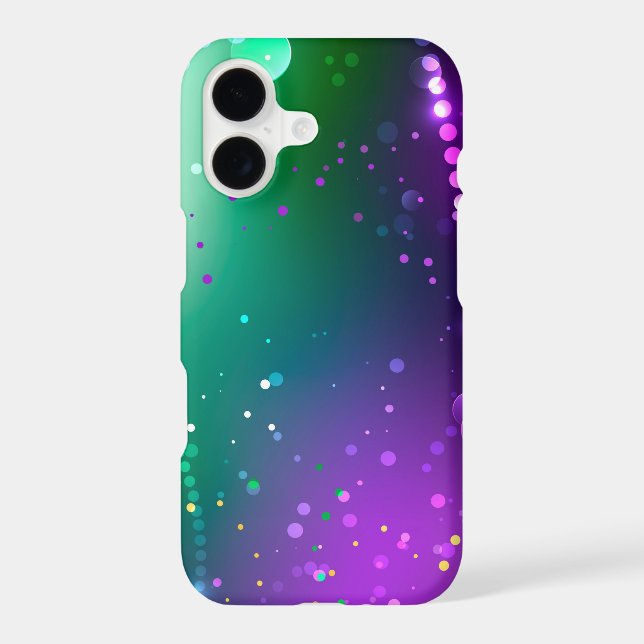 Mardi Gras Festive Purple Background Samsung Galaxy Case (Back)