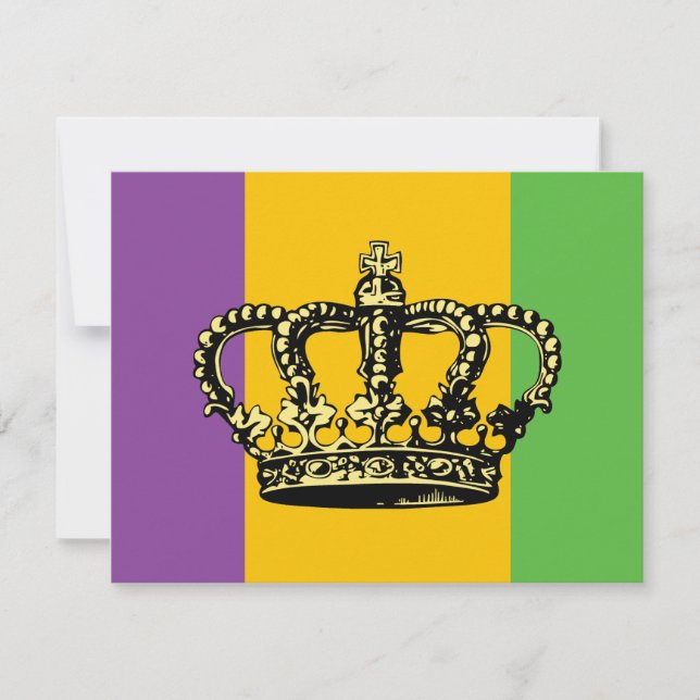 Mardi Gras Flag Crown (Front)