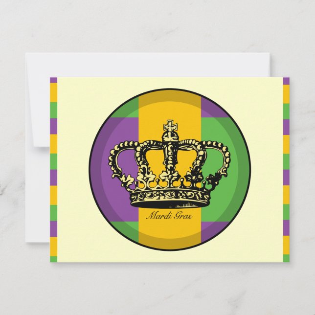 Mardi Gras Flag Crown (Front)