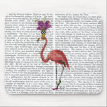 Mardi Gras Flamingo Full Mouse Mat<br><div class="desc">Inspirational & Holidays</div>