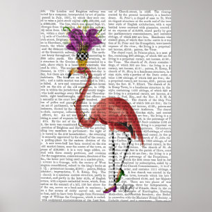 Mardi Gras Flamingo Full Poster