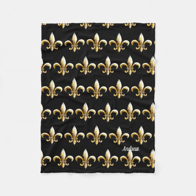 Mardi Gras  Fleece Lap Blanket for Wheelchair (Front)