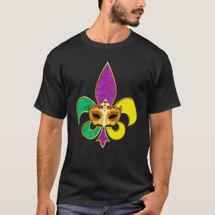 Mardi Gras Fleur De Lis 2023 Party Festival Men Wo T-Shirt