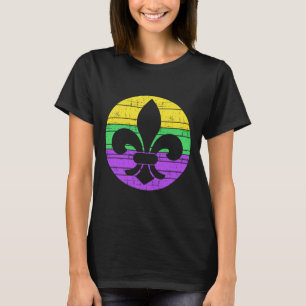 Mardi Gras Fleur De Lis For Carnival Celebration T-Shirt