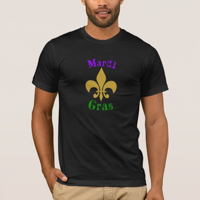 Mardi gras fleur de lis shirt (Front)