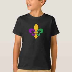 Mardi Gras Fleur De Lis T-Shirt