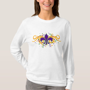 Mardi Gras Fleur-de-Lis T-Shirt