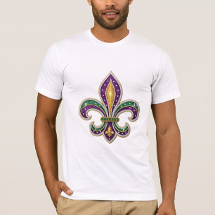 Mardi Gras Fleur de Lis T-Shirt