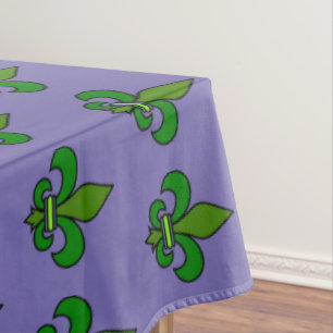 Mardi Gras Fleur de Lis Tablecloth Party Decor