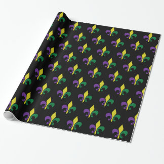Mardi Gras ~ Fleur De Lis Wrapping Paper