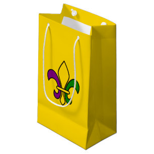 Mardi Gras fleur-de-lys Small Gift Bag