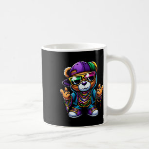 Mardi Gras For Boys Mens Hip Hop Bear New Orleans Coffee Mug