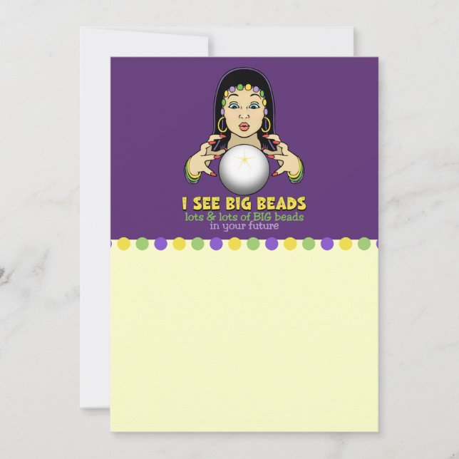 Mardi Gras Fortune Teller (Front)