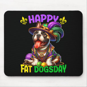 Mardi Gras French Bulldog Fat Dogsday Frenchie Mar Mouse Mat