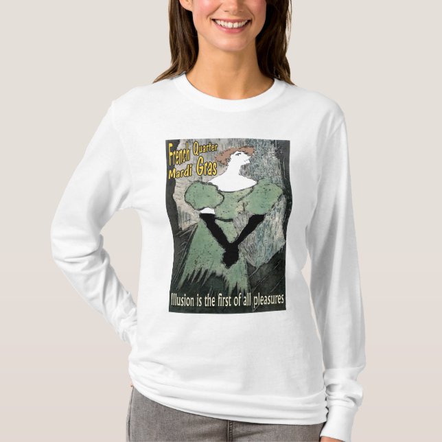 Mardi Gras French Quarter T-Shirt (Front)