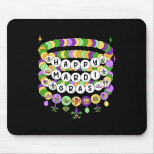 Mardi Gras Friendship Bracelet Mardi Gras Beads Ki Mouse Mat
