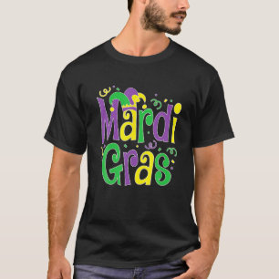 Mardi Gras - Fun Mardi Gras Party For Men Women Ki T-Shirt