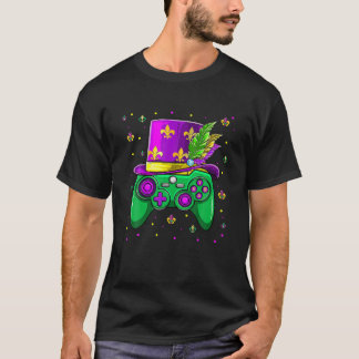 Mardi Gras Gamer Toddler Kids Gaming Boys Gift Cos T-Shirt