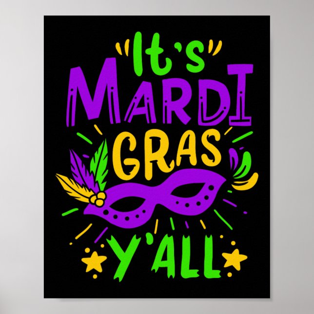 Mardi Gras Gift  Poster (Front)