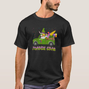 Mardi Gras Gnome Fat Tuesday Party T-Shirt