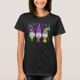 Mardi Gras Gnomes Funny Jester Hat Gnomes Lover Me T-Shirt