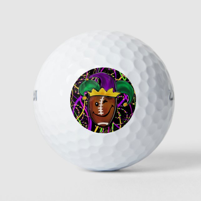 MARDI GRAS GOLF BALL (Front)