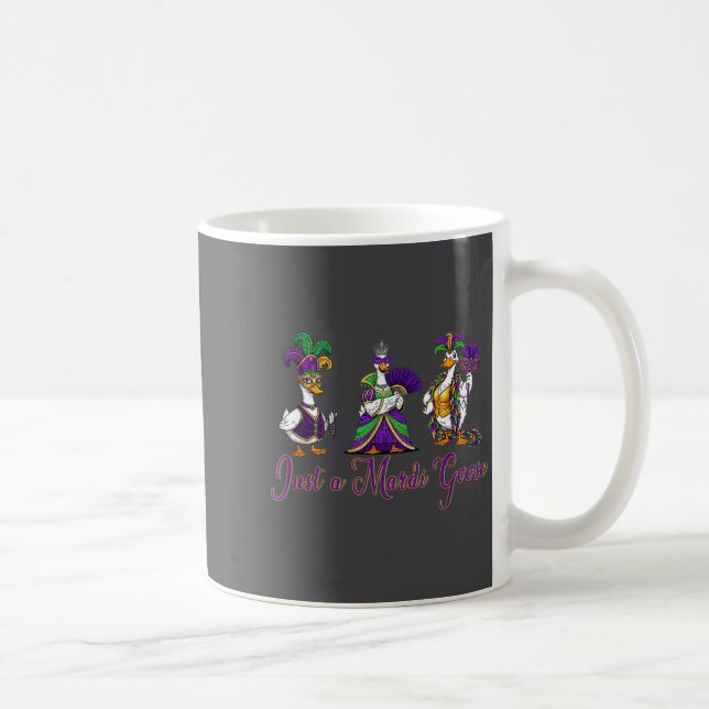 Mardi Gras Goose 2026 Gift Funny Tee Men, Women  Coffee Mug (Right)