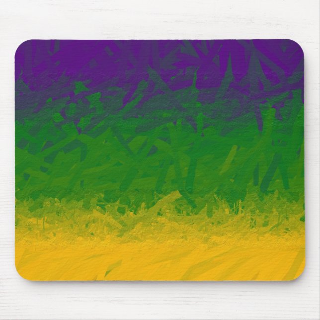 Mardi Gras Gradient Mouse Mat (Front)