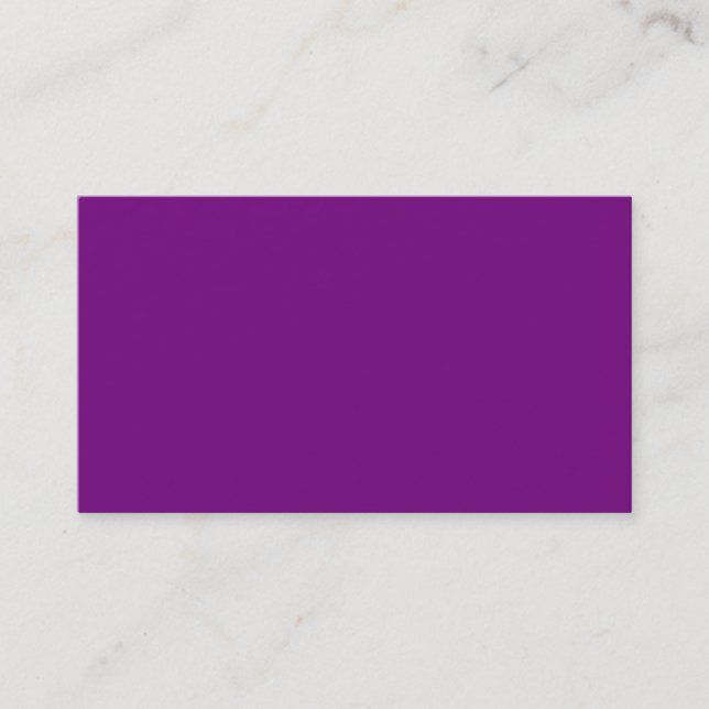 Mardi Gras Green & Purple Business Card (Front)