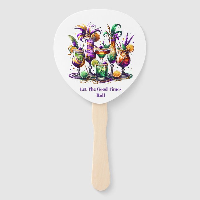 Mardi Gras     Hand Fan (Front)