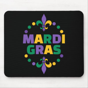Mardi Gras Happy Mardi Gras Carnival Mouse Mat