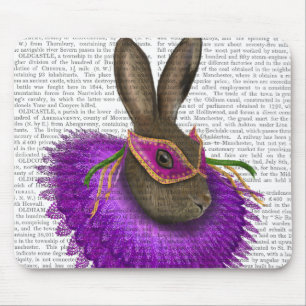 Mardi Gras Hare 2 Mouse Mat