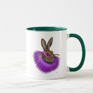Mardi Gras Hare 2 Mug