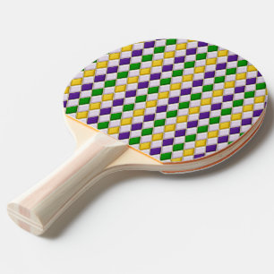 Mardi Gras Harlequin Pattern3 Paddles