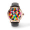 MARDI GRAS HARLEQUIN PATTERN Colourful Rhombi