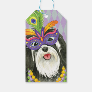 Mardi Gras Havanese Gift Tags