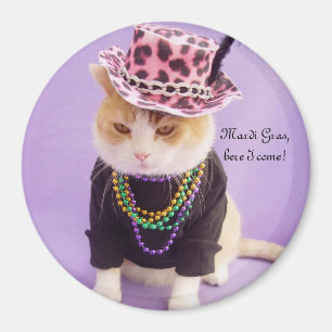 Mardi Gras, here I come! Magnet