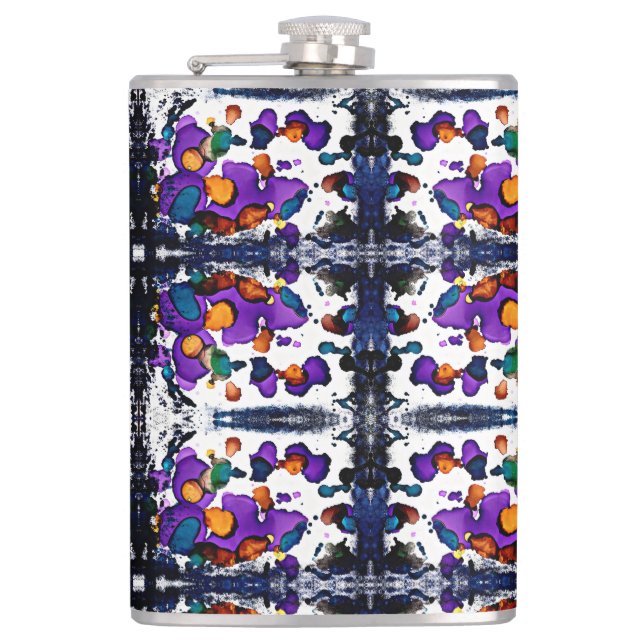 Mardi Gras Hip Flask (Front)